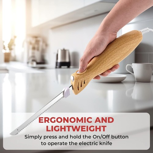 Electric knife slicing - knife,