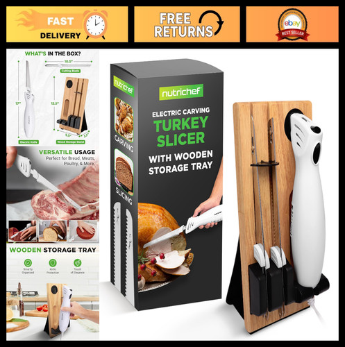 Electric carving knife - set,