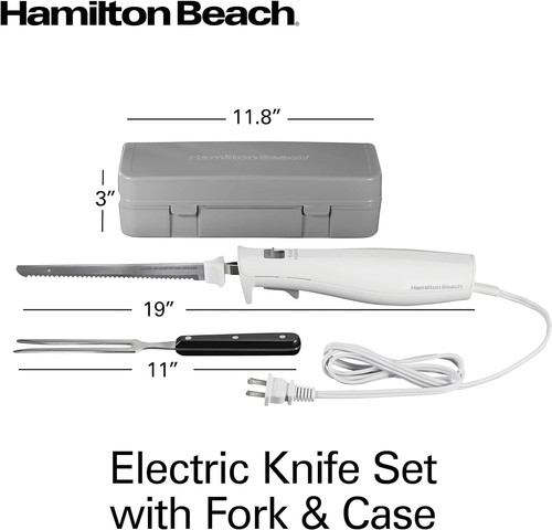 Electric knife set for carving - set,
